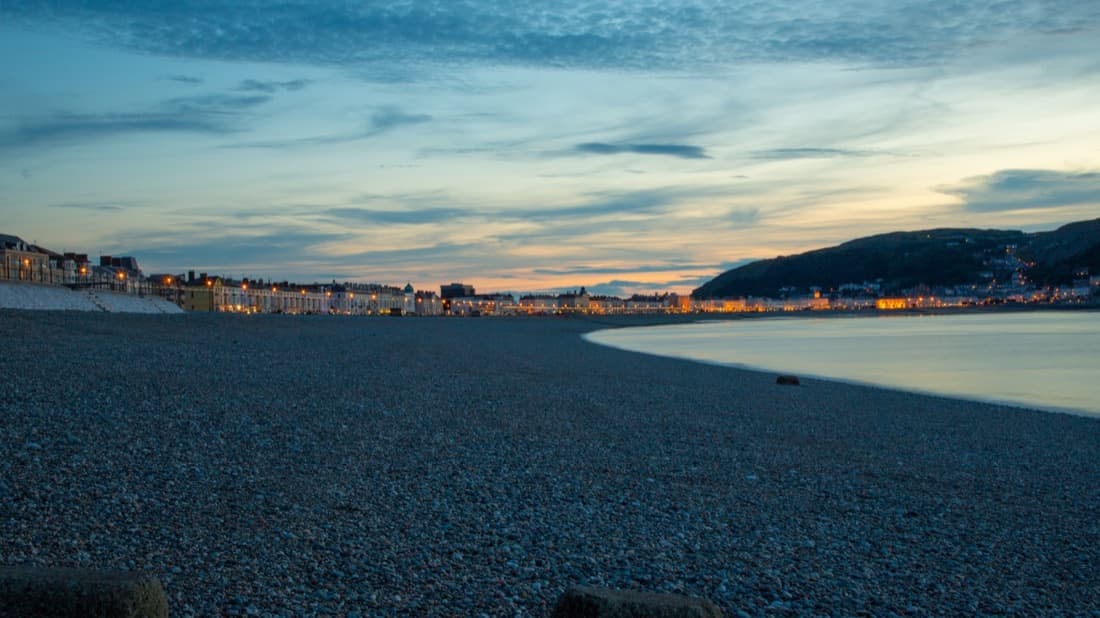 The West Shore beach, a short walk from the home.
