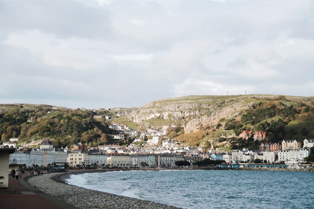 Llandudno's coastline and headland.